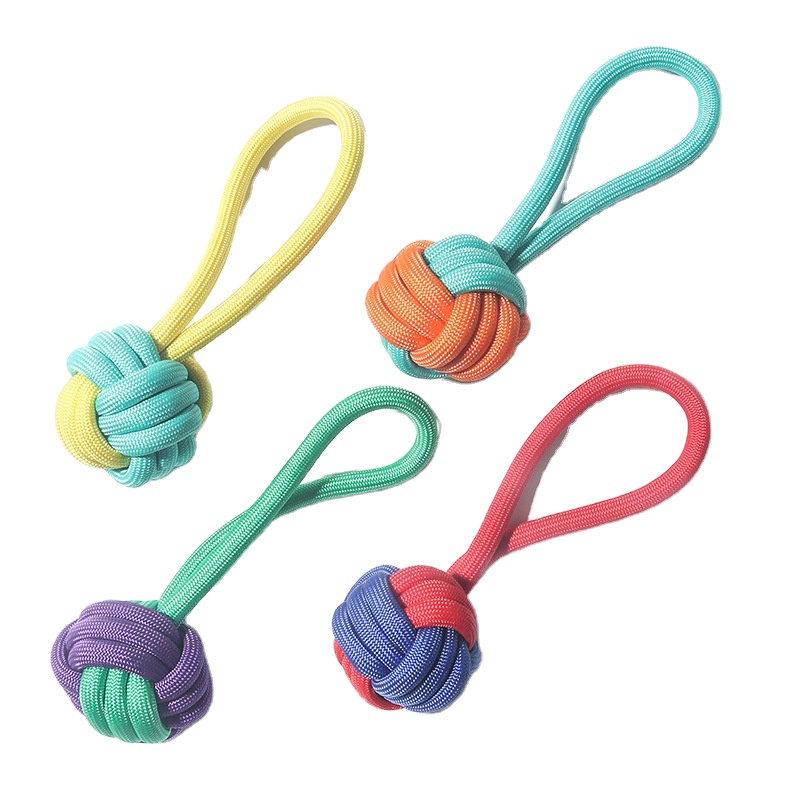 New Pet toys polypropylene braided dog knot toys