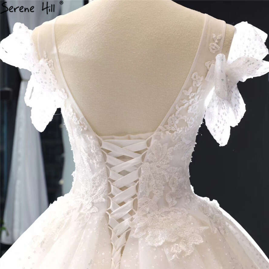 White Sleeveless Bow Vintage Sexy Wedding Dresses 2025 Handmade Wers Sparkle Princess Bridal Gowns Custom Made Chm66885