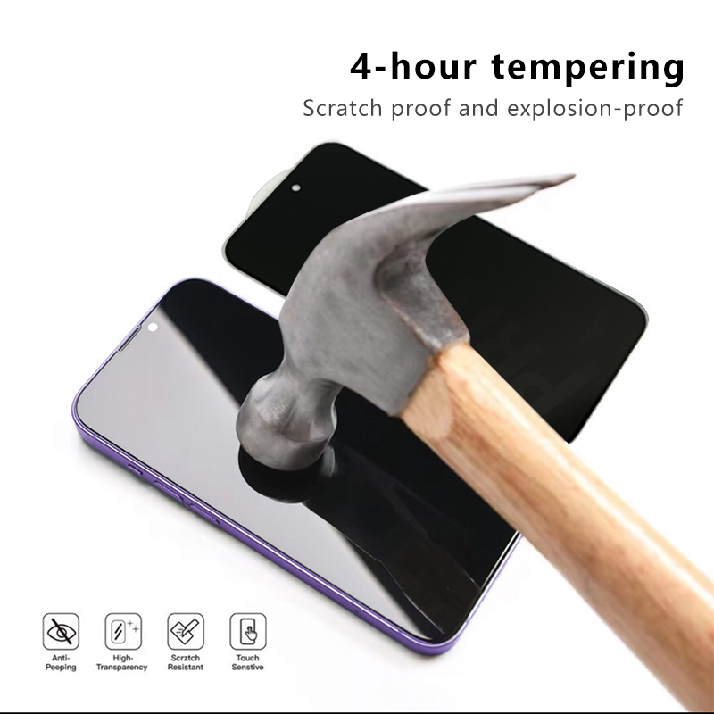 10pcs ESD 30° Privacy Tempered Glass Screen Protector Cover Film For iPhone 16 15 14 13 12 11 Plus Xr Xs Pro Max Samsung S24 S23 S22 S21 FE A54 A72 A0