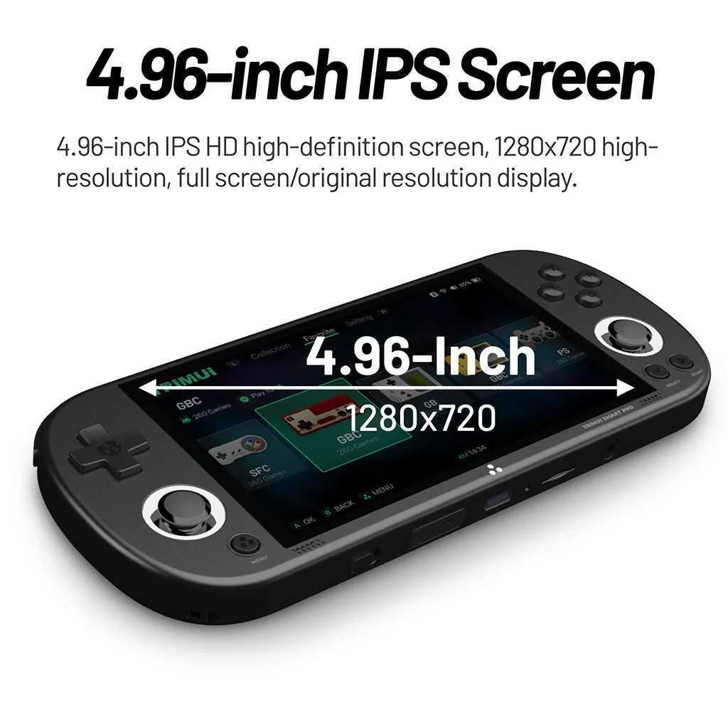 Game machine TRIMUI Smart Pro Retro Handheld Game Console 5000mAh 4.96 Inch IPS Sn 30000+ Games Portable Video Game Players Z241107