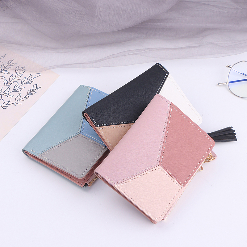 1Pc Short Tassel Wallet Women Fashion Zipper Purse Mini Coin Purse Female Money Pocket Small Card Holder Bag Girl Clutch Bag