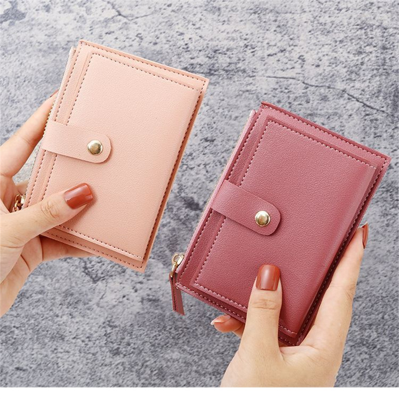 Trendy Ultra-thin Coin Purse Multi-functional Card Case Portable Travel Zipper Card Case One size fits all coin purse