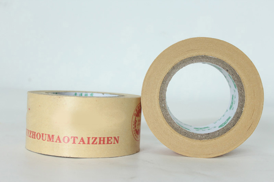 High-temperature resistance kraft tape high adhesion can write degradation kraft tape clamping band self-adhesive kraft sealing tape