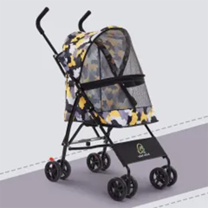 Portable Collapsible Pet Carriage for Stress-Free Outings