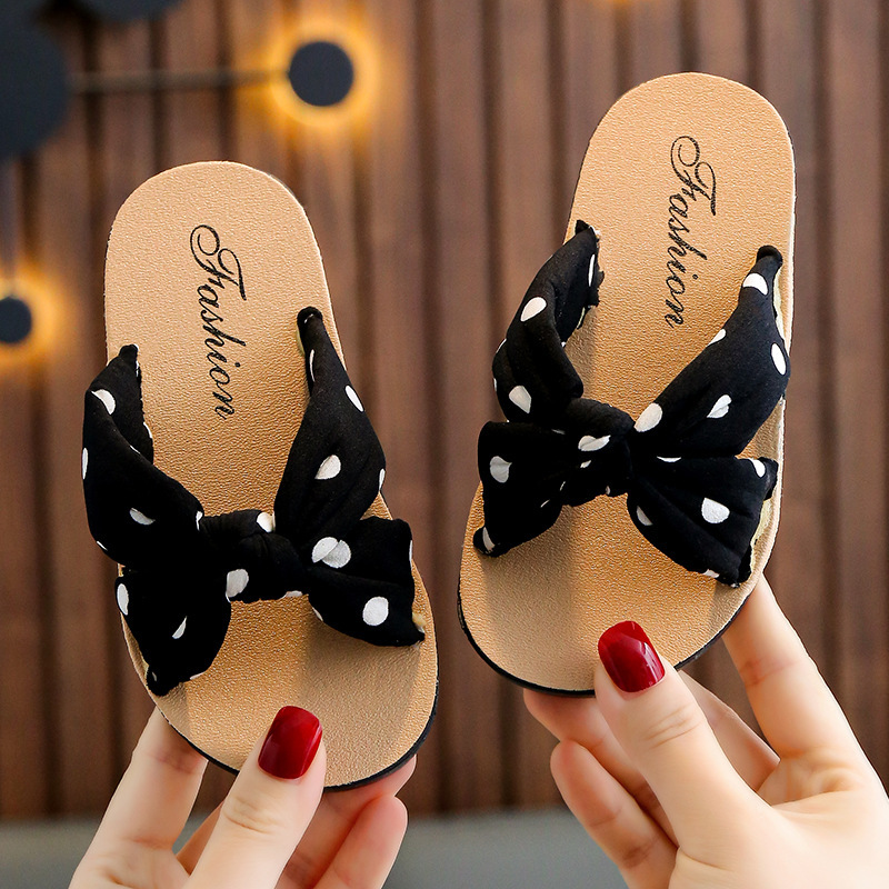 Girls Slippers Crkss Thick Sole Slipper Children Princess Fashionable Toddler Youth Outwear Sandal r02N#