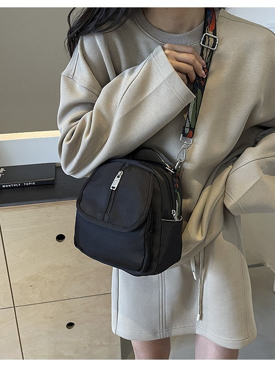 Nylon Textured Single Shoulder Small Square New Autumn Casual Versatile Crossbody Bag For Bags Handbags Women