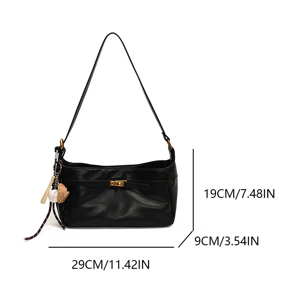 Women PU Travel Tote Bag Large Capacity Stylish Crossbody Bag Adjustable Strap Trendy Messenger Bag Simple Satchel Bag