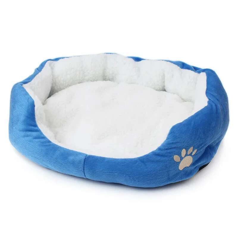 Washable Super Soft Dog Pet Bed Supplies Plush Cat Mat Small and Large Size Lambswool Kennel Teddy Bichon
