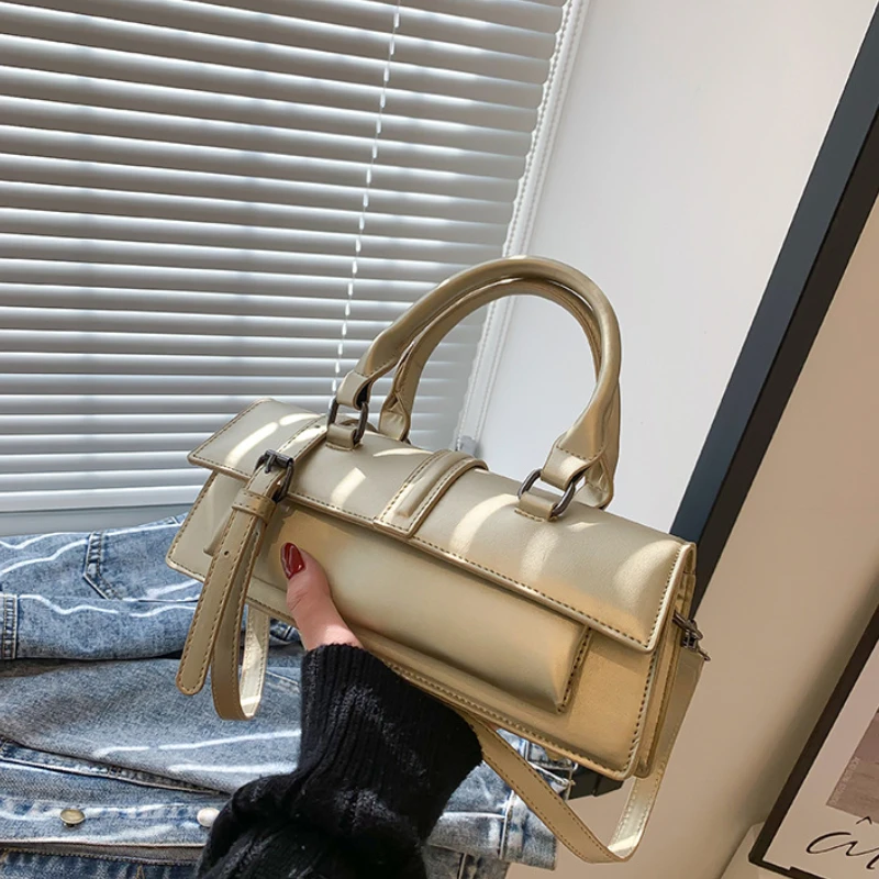 New Free Delivery Small Handbags And Purses Designer Orange Shoulder Bag Stone Pattern Leather Crossbody Female Clutch Bags For Women Designer Bag Lux