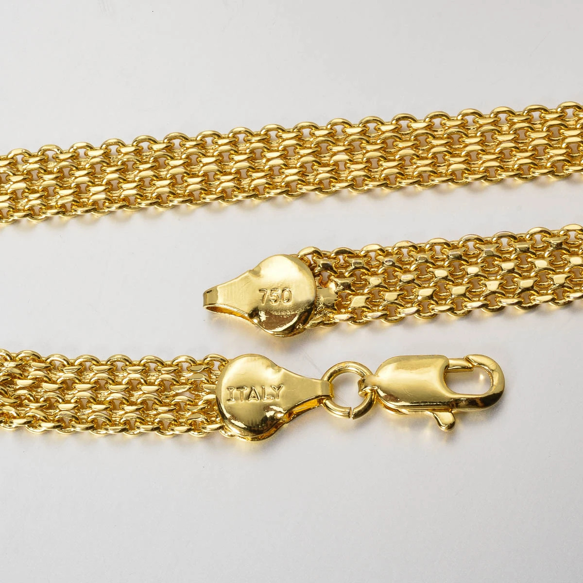 Diana Baby Simple Jewelry Sets 2PCS 18K Gold Plated Flat Snake Chain African Necklace Wedding Bracelets Birthday Gift Party 241107