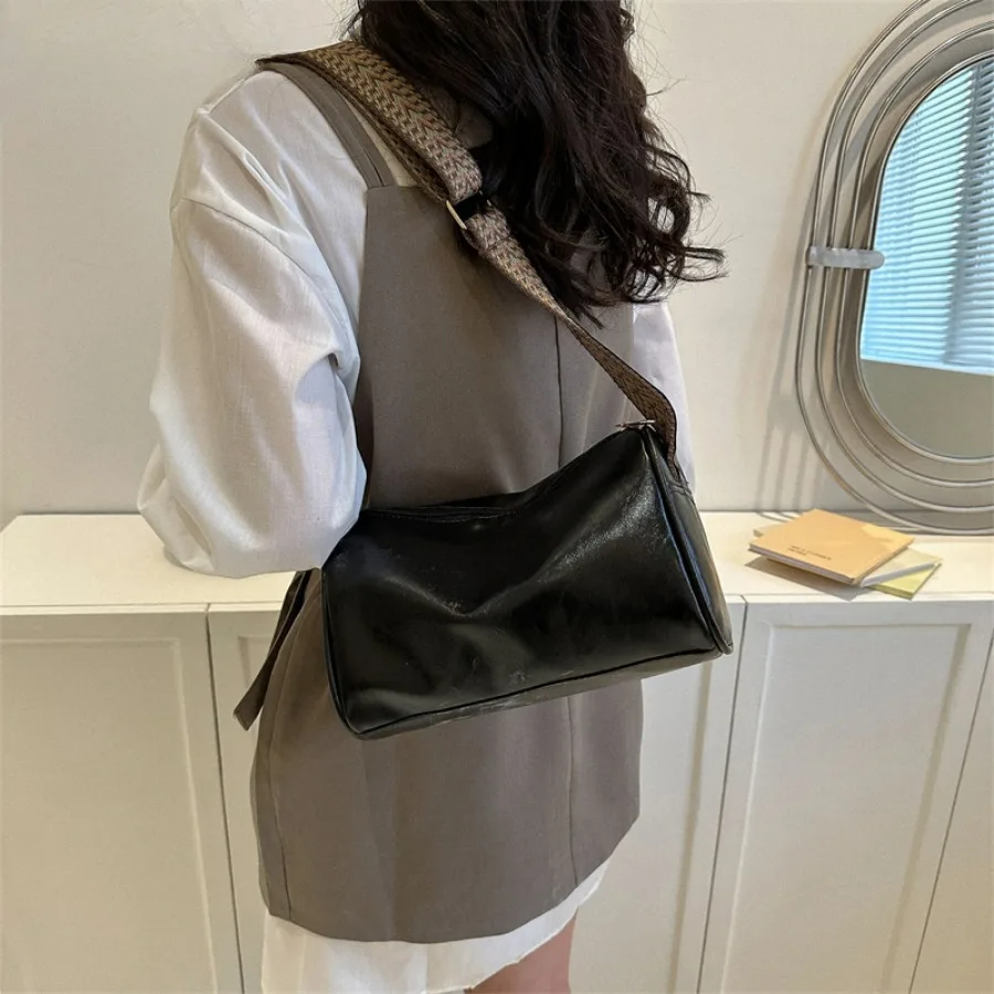 Vintage Women's Small Handbag Diagonal Luxury Brand Pillow Crossbody Shoulder Bag for Lady PU Leather Shopper Tote
