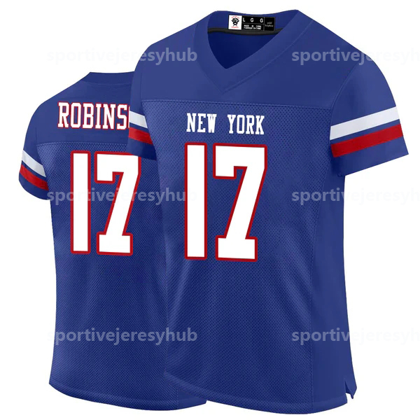 Men/Women/Youth Football Jersey Jones Robinson Slayton Williams Lawrence Hall Taylor Green Blue Custom Stitched Any Name Number