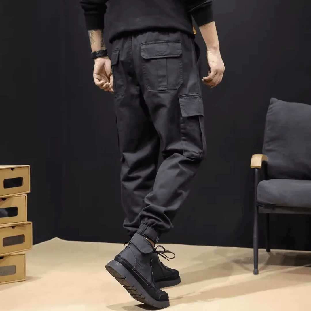 Joggers Big Size Cargo Pants Man Sweatpants Men Male Clothes Sport Mens Summer Pants Mens Cropped Trousers Sweatshirt Running LX241107