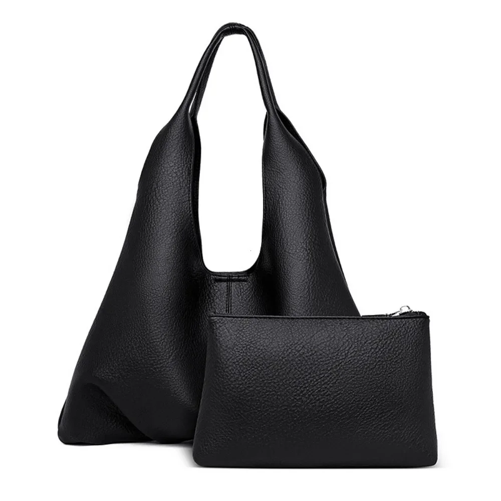 2024 New Women's Bag Large Capacity Women's Handbag Fashion Versatile Casual Shoulder Bag Magnetic Buckle Solid Women's Bag
