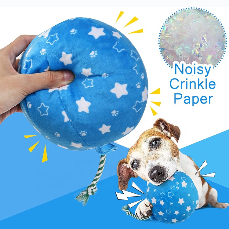 Dog Birthday Toys Plush Dog Crinkle Squeaky Toys Puppy Birthday Party Supplies Dog Chew Toys For Gift