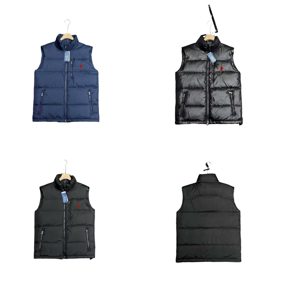 Mens Gillet Mens Vest Puffer Vest Mens Body Warmer Designer Vest Zipper White Duck Down Horse Embroidery Polo Bodywarmer Doudoune Sans Manche Womens Winter Coat 20ss