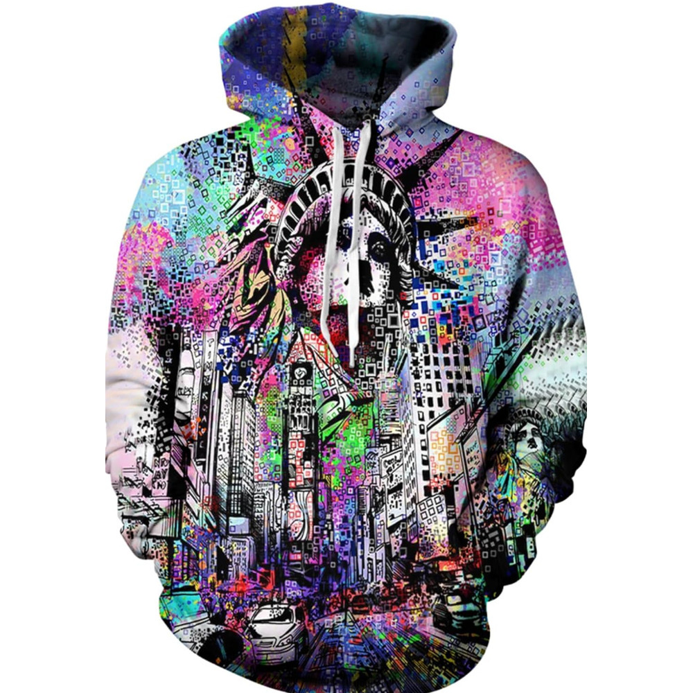 Hoodie for Mens Womens Mens And Womens Hip Hop Hoodie Street Novelty Hoodies 3d Printed Pullover Casual Sweatshirts Graphic Hoodies sweatshirt Colorfu