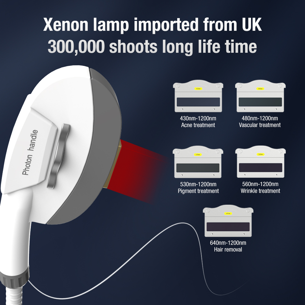 IPL Machine E-Light RF Nd Yag Permanent Picosecond Laser Hair Removal and Wash the eyebrow Tattoo removal Beauty Salon use OPT