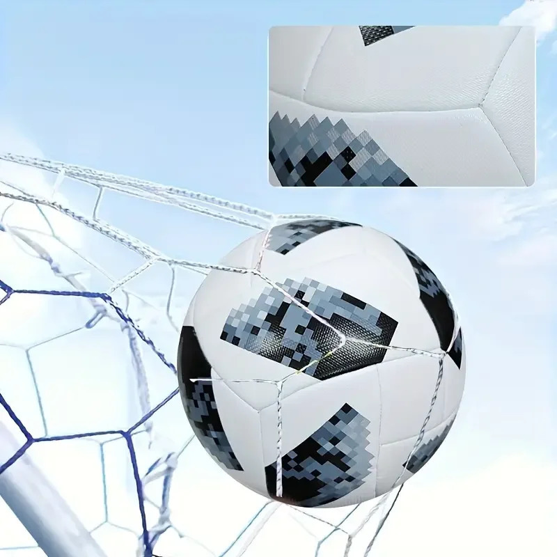1 Classic Standard Size 5 Football PU Leather Football Training and Match Balls Football Outdoor Games 241106