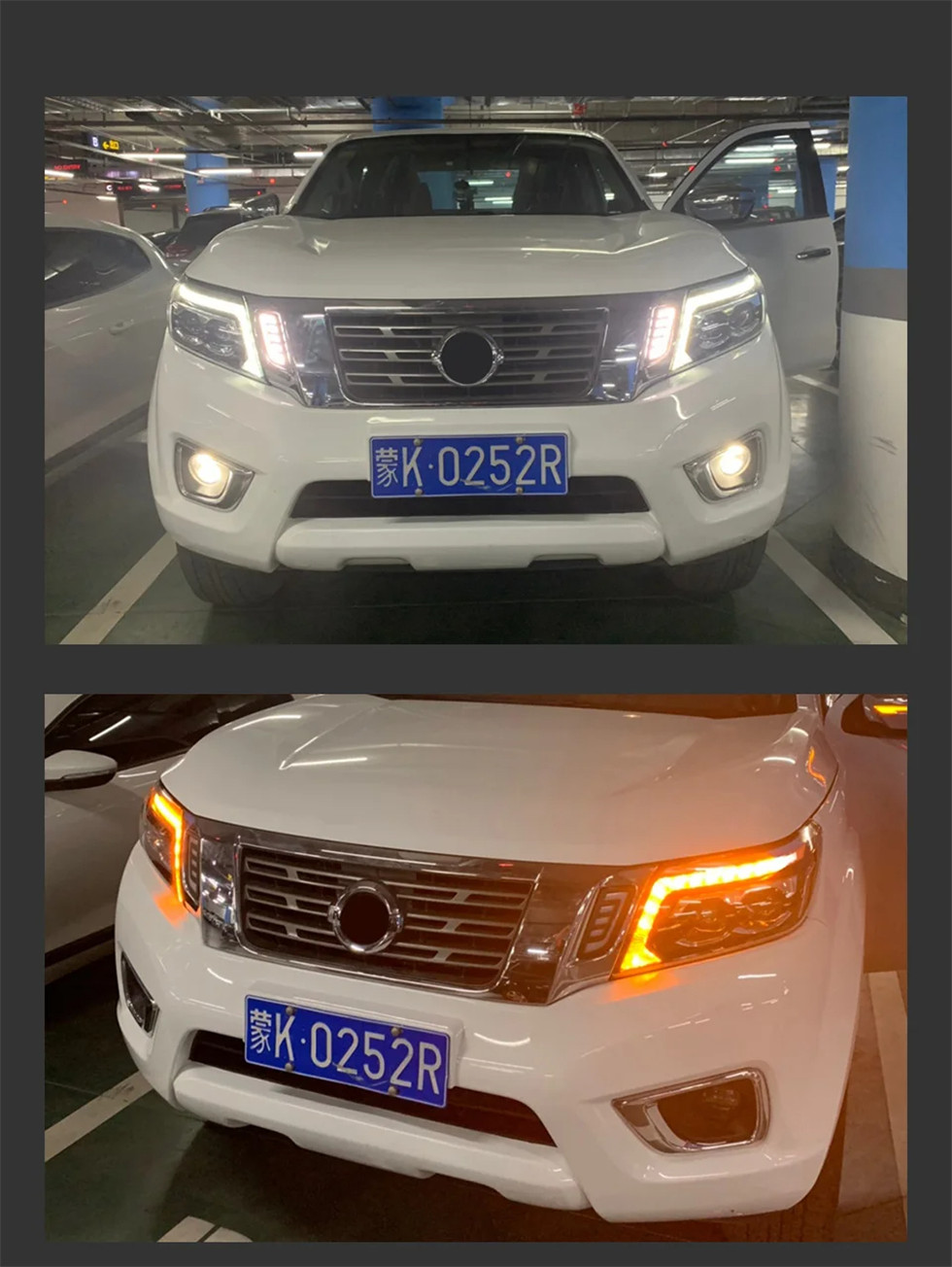 Auto Light Assembly for Nissan Navara NP300 20 15-20 20 LED Car Lamps Daytime Running Lights Dynamic Turn Signals Headlights