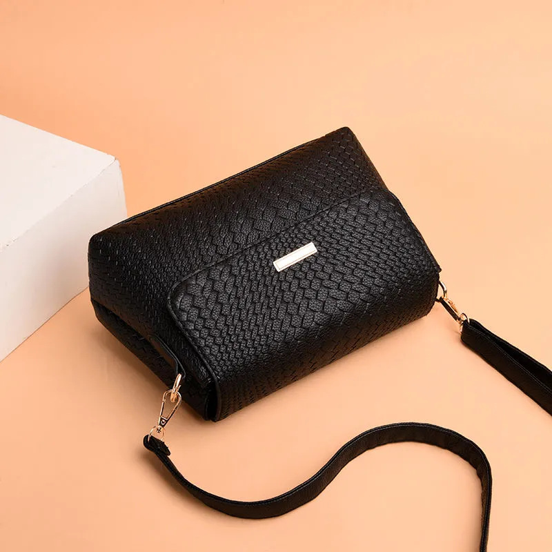 Women Shoulder Bags Small Satchel Simple Design Female Crossbody Bag Soft PU Leather Flap Bag Messenger Bags Sac Femme