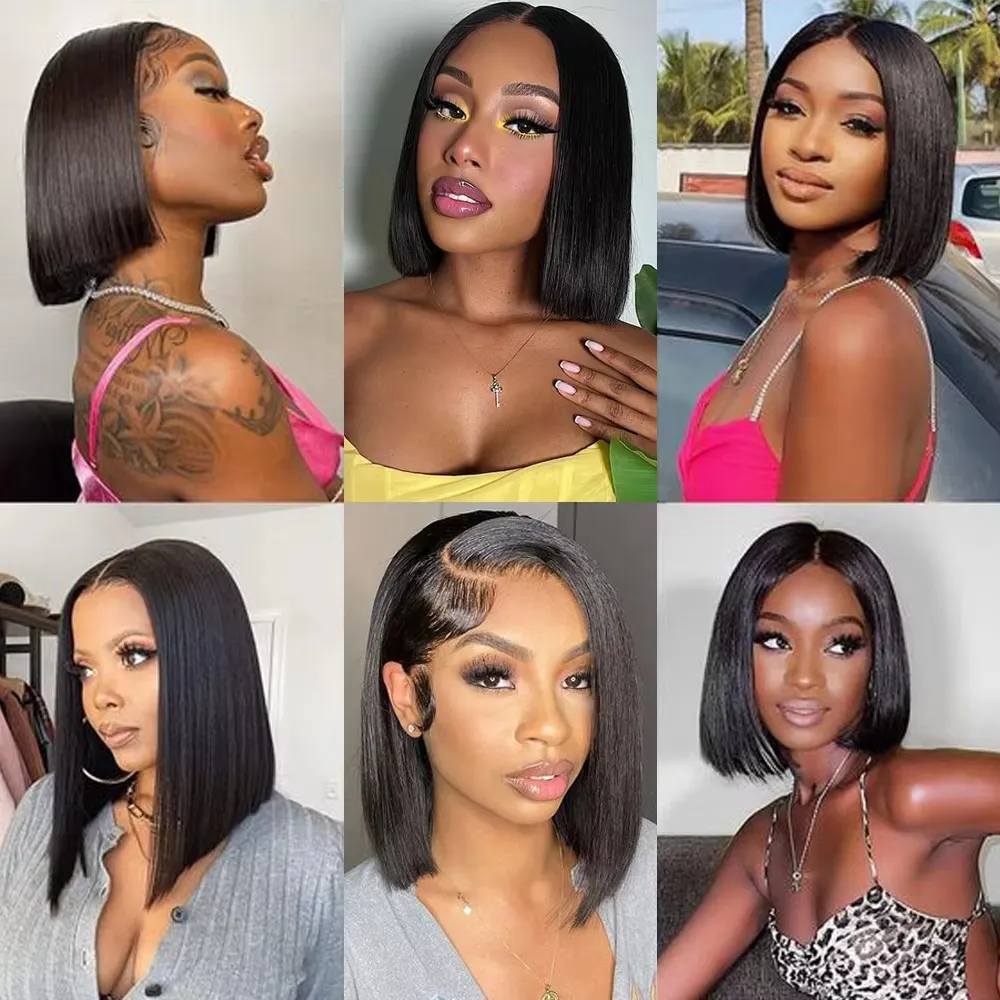 100% Really 13x4 Human Deep Wave Lace Front Hair Brazilian Wigs Curly HD Glueless Wig Straight Colored For Woman Pre Plucked 300Ddensity