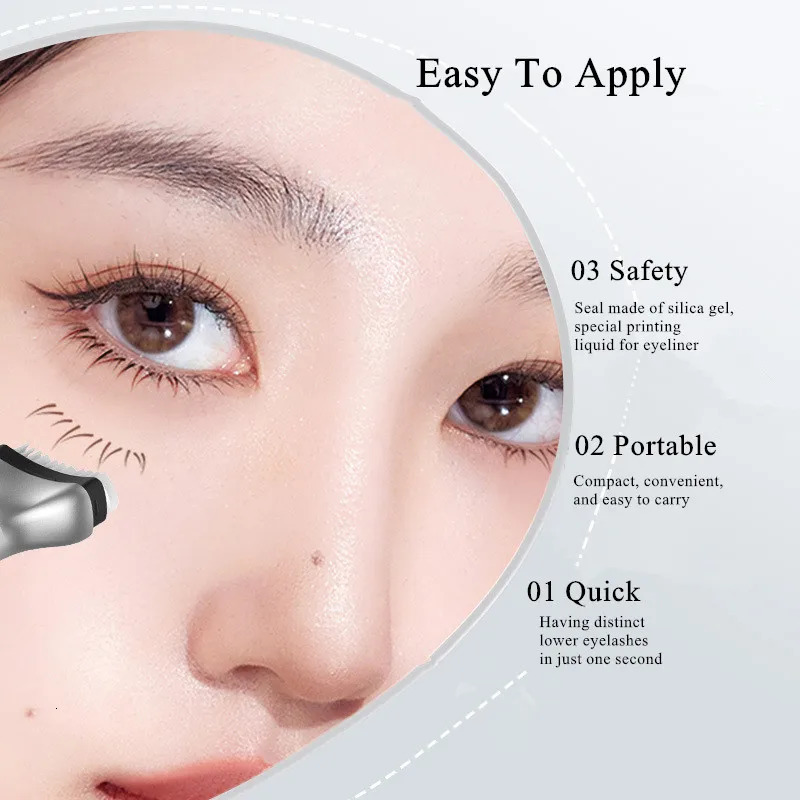 Dezone DIY lower eyelash poke liquid eyeliner eyelash seal suitable for beginners to facilitate natural simulation of eye black stick 241107