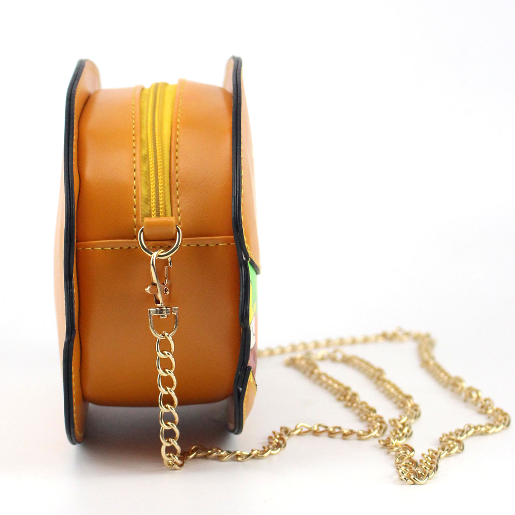 Woman Hamburger Cupcake PU Chain Bag Popcorn Fries Crossbody Messenger Bags