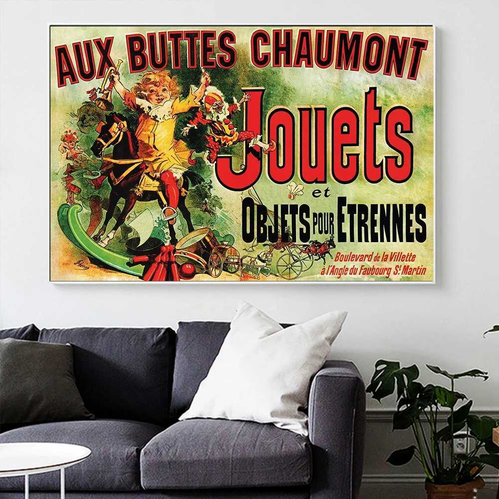 Aux Buttes Chaumont Jouets Posters Friends TV Canvas Painting Posters and Printing Wall Art Pictures Cuadros Living Room X241107