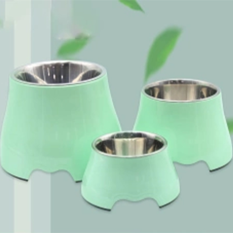 Customizable Size Vinyl Nitrile Pet Food Bowl Comfortable Height for All Dogs