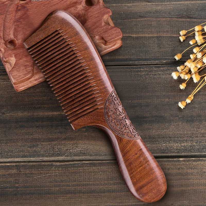 Home>Products>Black Gold Sandalwood>Ultra Narrow Fine Toothed Wooden Comb>Non Static Lice Beard Comb>Hair Styg W240813