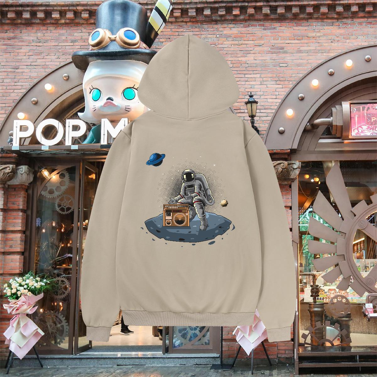 Fashion New Men's Hooded Sweatshirt Breathable Soft Loose Men Hoodie Anime Print Clothings Y2K 350g Cotton