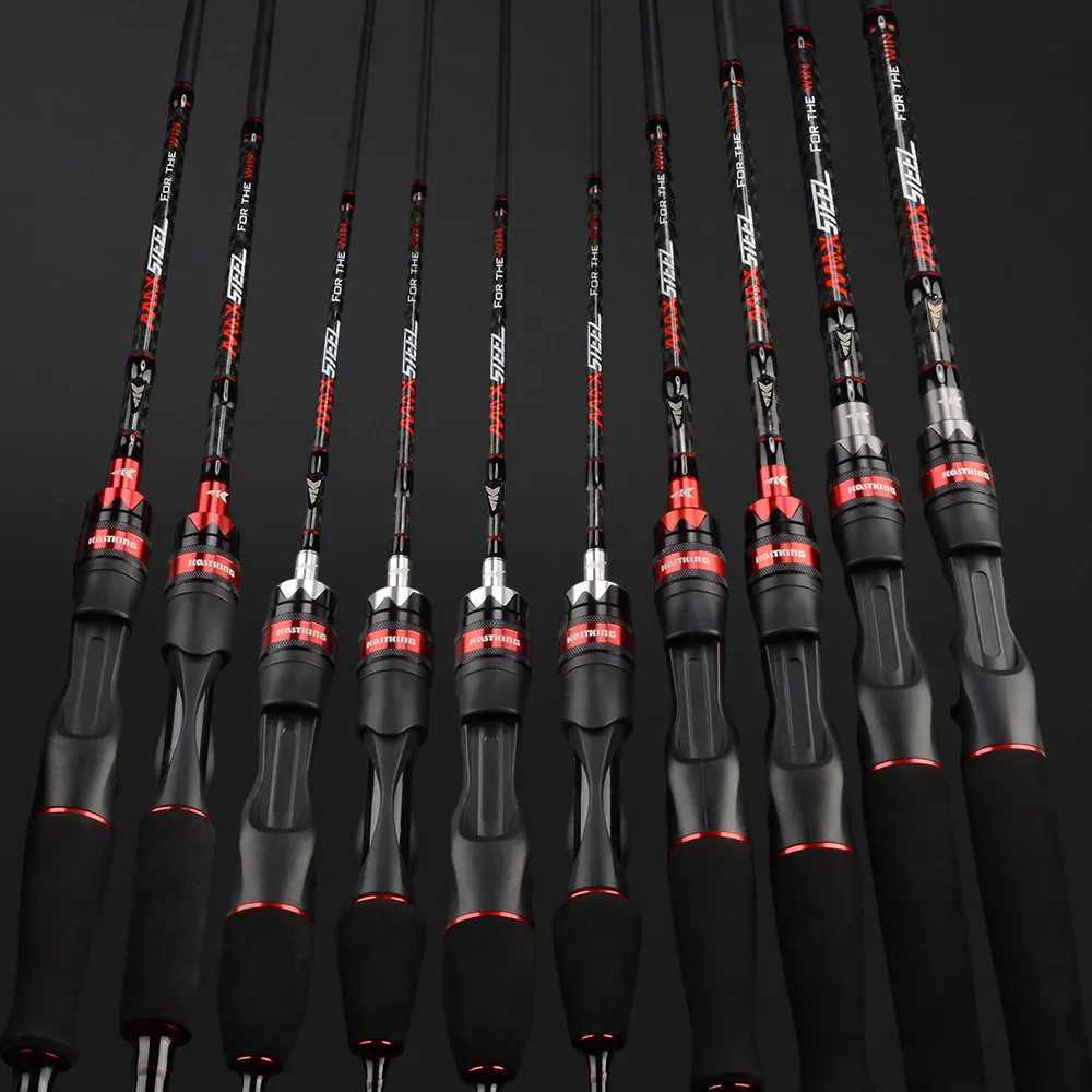 KastKing Max steel rod Caen rotary casting fishing rod with 1.80m 2.13m 2.28m 2.4m bass fishing bait rod W241108
