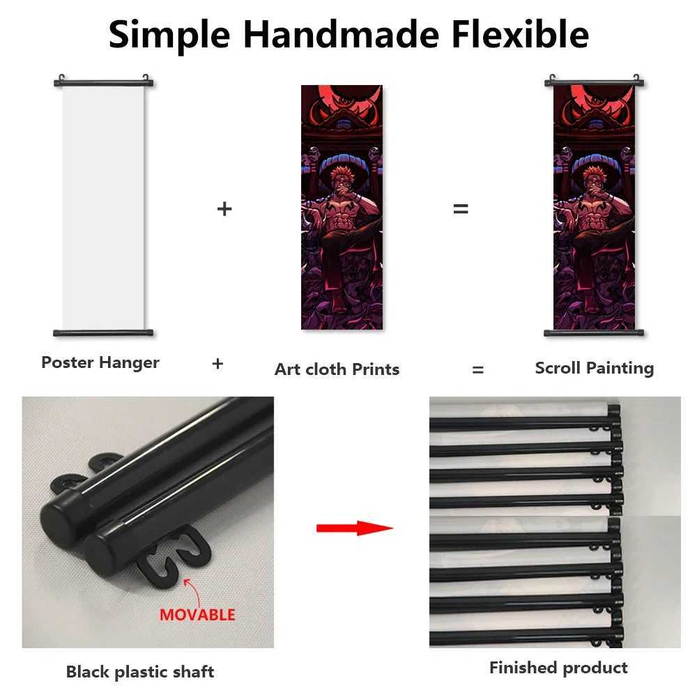 J-Jujutsu Kaisen character Gojo Satoru Room home decoration mural gift hanging scroll printing canvas poster painting decoration X241107