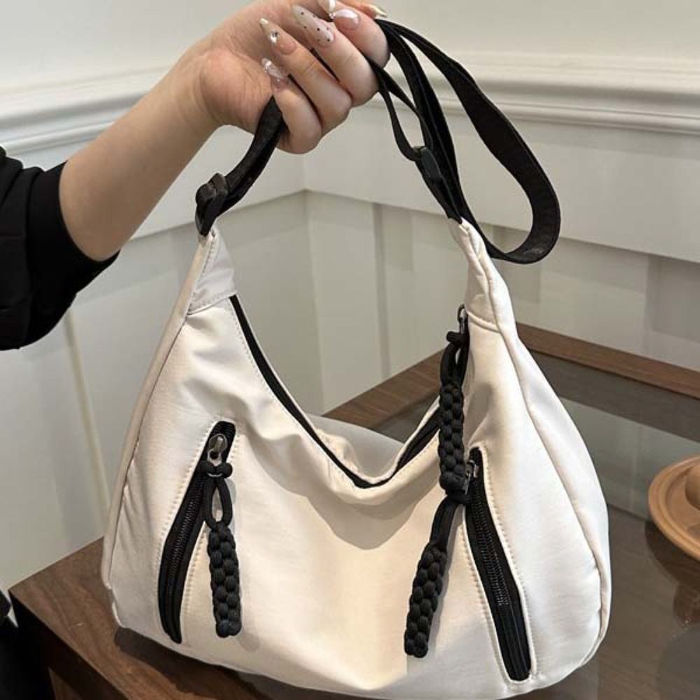 Unique Underarm Solid Color Crossbody Bag Mini Portable Dumplings Shoulder Bag Luxury Korean Style Fashion Handbag Girls
