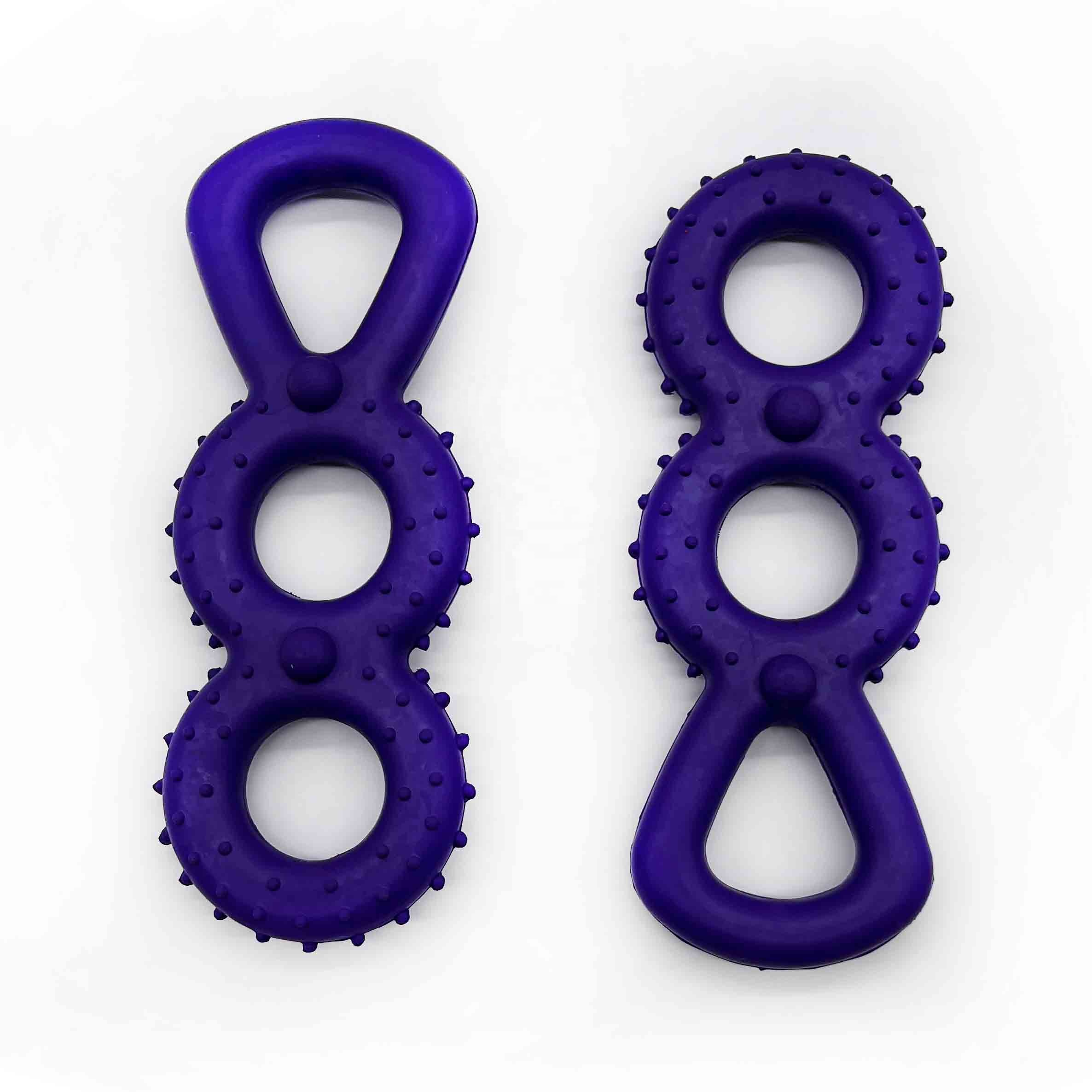 Super tough indestructible rubber toy handle dog chewing toys