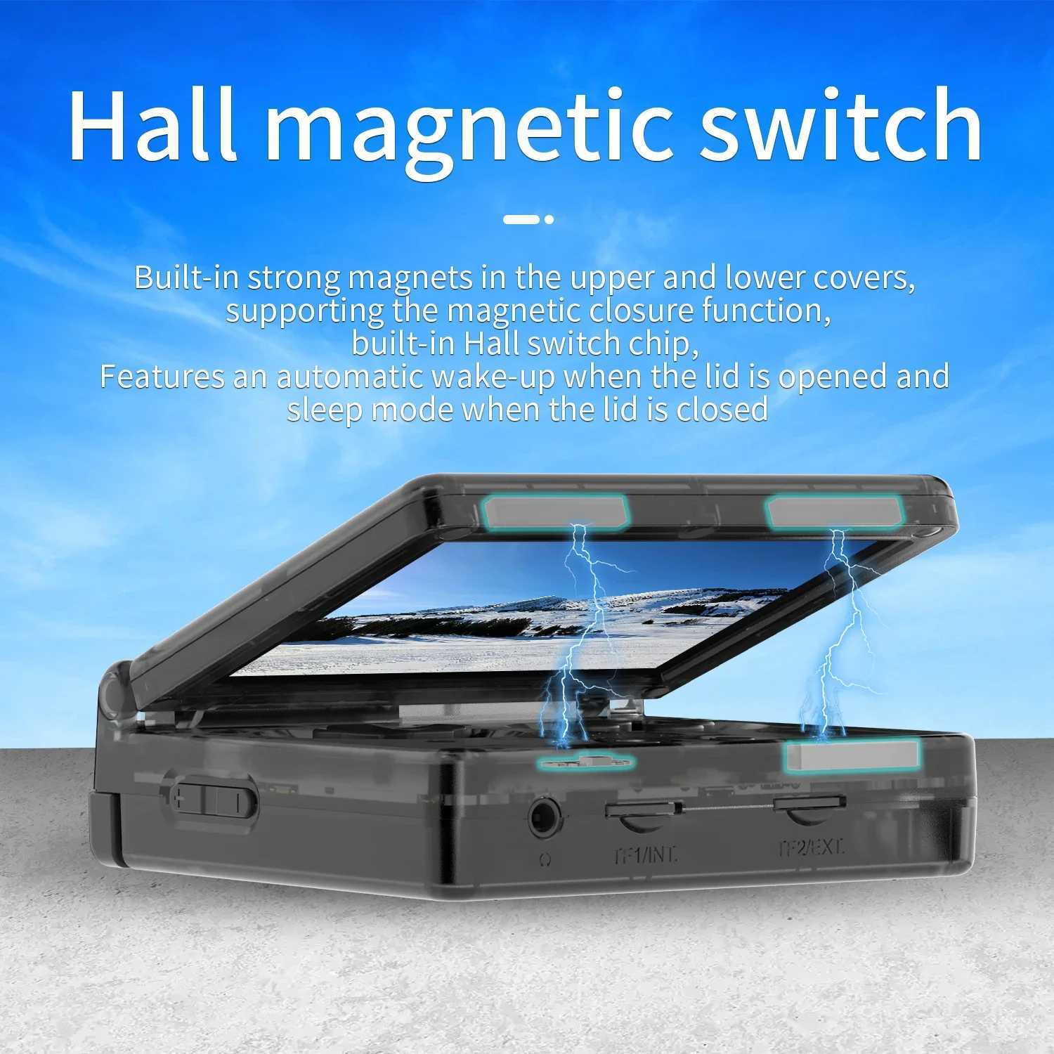 Game machine ANBERNIC RG35XXSP Flip Game Console 3.5 IPS Sn Mini Output WiFi 4.2 E-book Linux Video Console Player Gifts Z241107