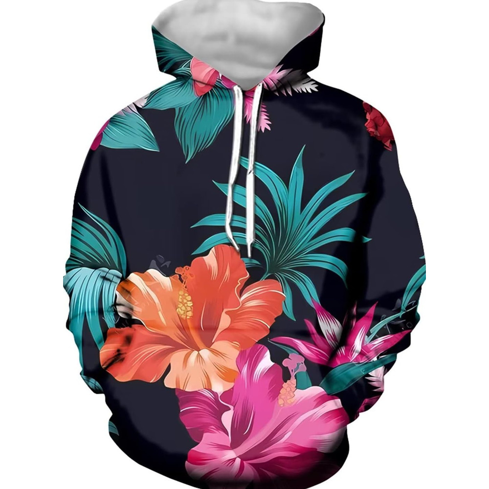 Hoodie for Mens Womens Sunflower Daisy Floral Men Hoodie Pullover Floral Design Hoodie with Pocket Sweatshirt Hoodie Graphic Handsome pattern