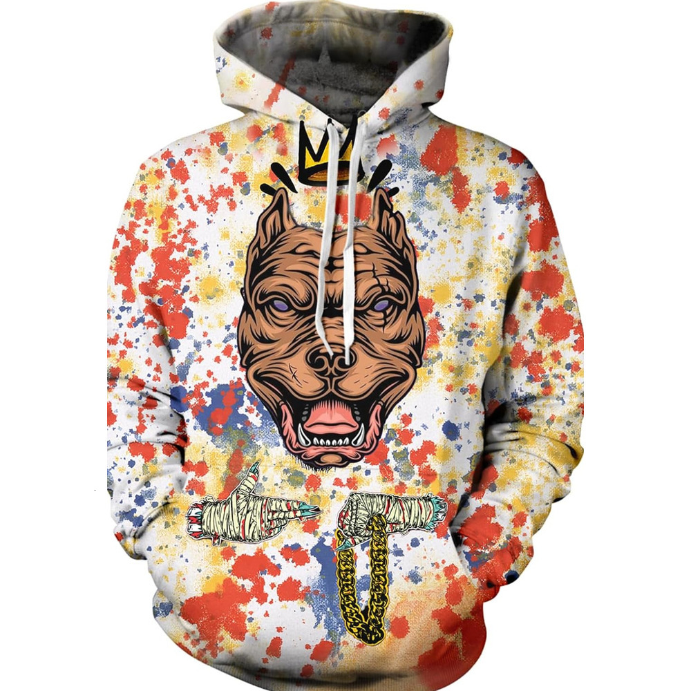 Hoodie for Mens Womens Mens And Womens Hip Hop Hoodie Street Novelty Hoodies 3d Printed Pullover Casual Sweatshirts Graphic Trendy puppy pattern