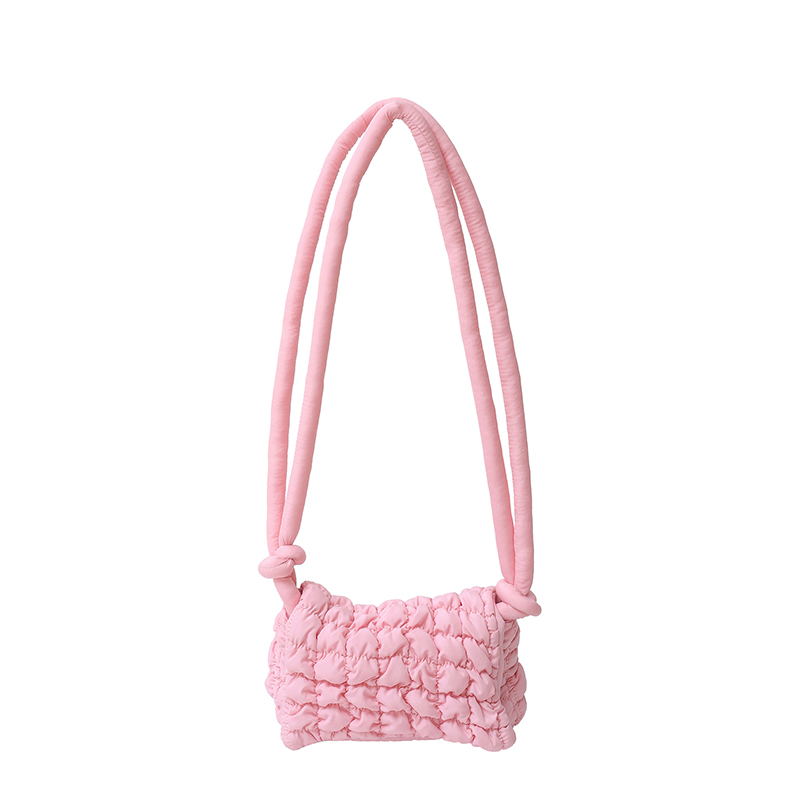 Women Puffer Shoulder Bag Quilted Tote Bag Lightweight Fashion Shoulder Purse Large Capacity Soft Sling Bag Outdoor Travel Bag