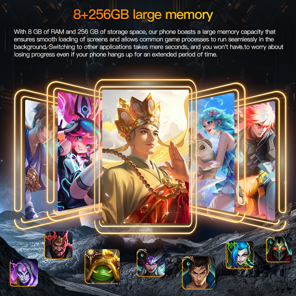 7.3-inch GT10PRO Unlocks NFC features 256GB 128GB touch screen USB Phone android Smartph