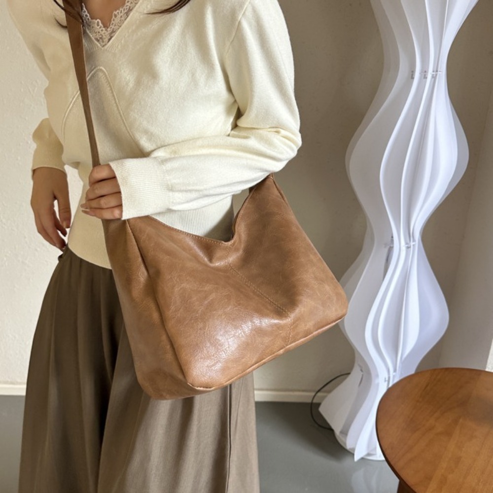 Fashion Large Capacity Bucket Bagpack Multifunctional Commute Crossbody Sling Bag Creative Durable Zipper Handbag Girls