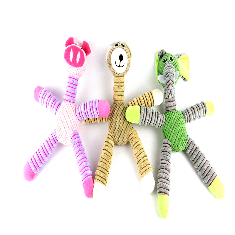 Wholesale Pet Suppliers Elephant Bear Pig Dog Cat Chew Toys