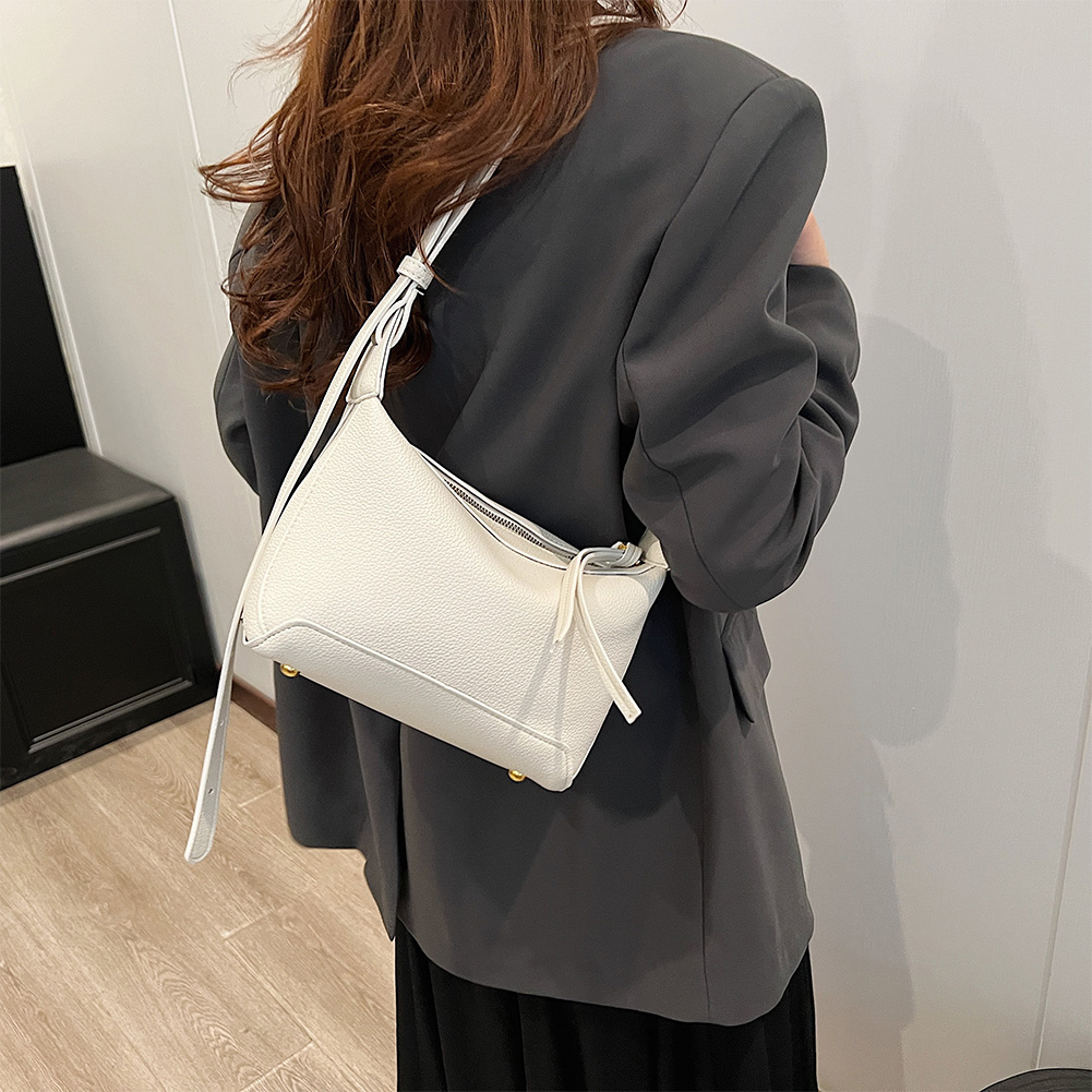 Adjustable Strap PU Leather Crossbody Bag Women Shoulder Bag Solid Satchel Purse Clutch Purse for Work Travel Shopping