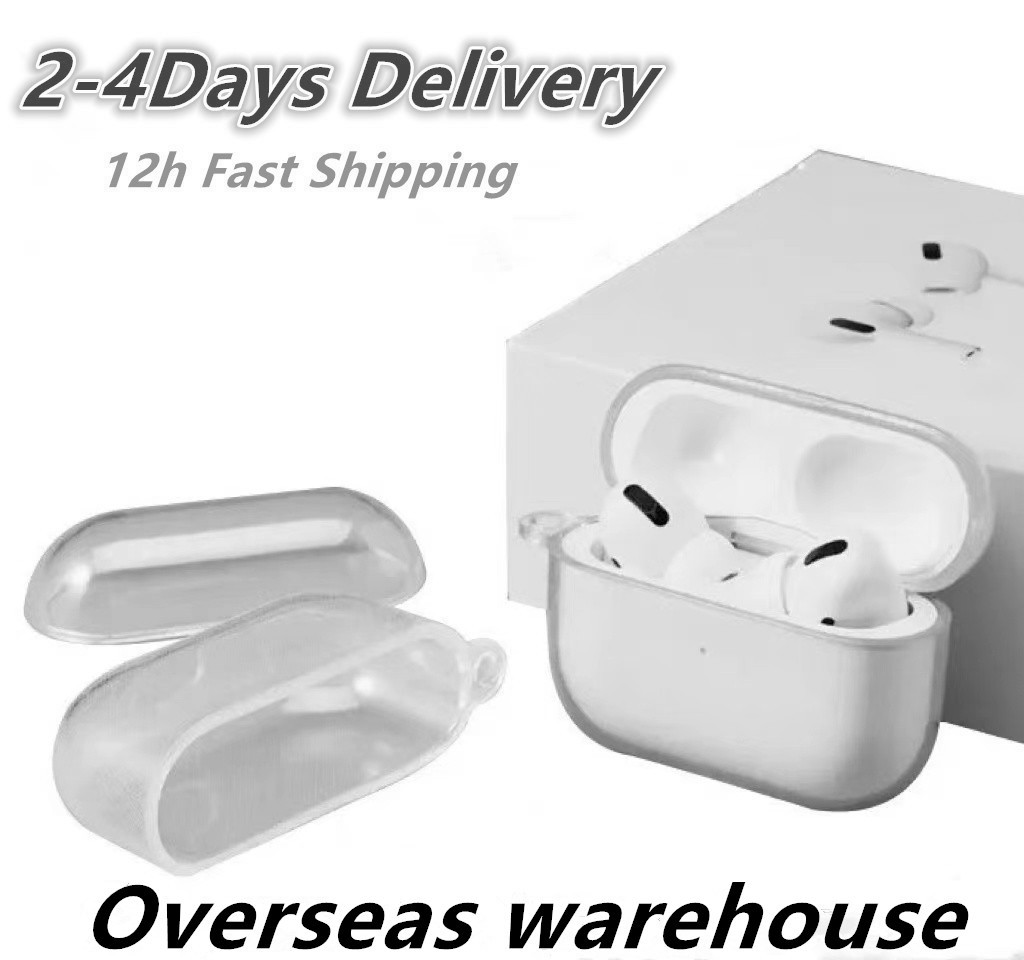 USA Stock For pro 2 earphone 3rd 5 airpod 4 6 earphones 3 Solid Silicone Cute Protective Headphone Cover Apple Wireless Charging Box 3nd 2nd Case
