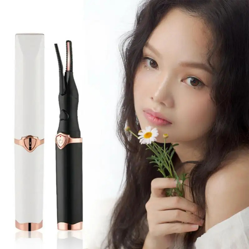 Electric heated eyelash curler USB charging eyelash curler for fast heating and natural eyelash curler for long-lasting makeup 241107