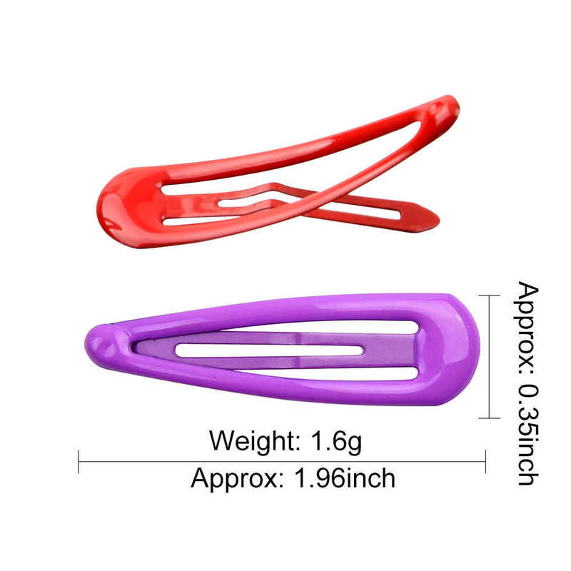 hair clip baby Children's Hair Clip Basic Water Drop Hair Clip Macaron Oil Drop Paint BB Clip Candy Color Edge Clip Top Clip Hair Accessories