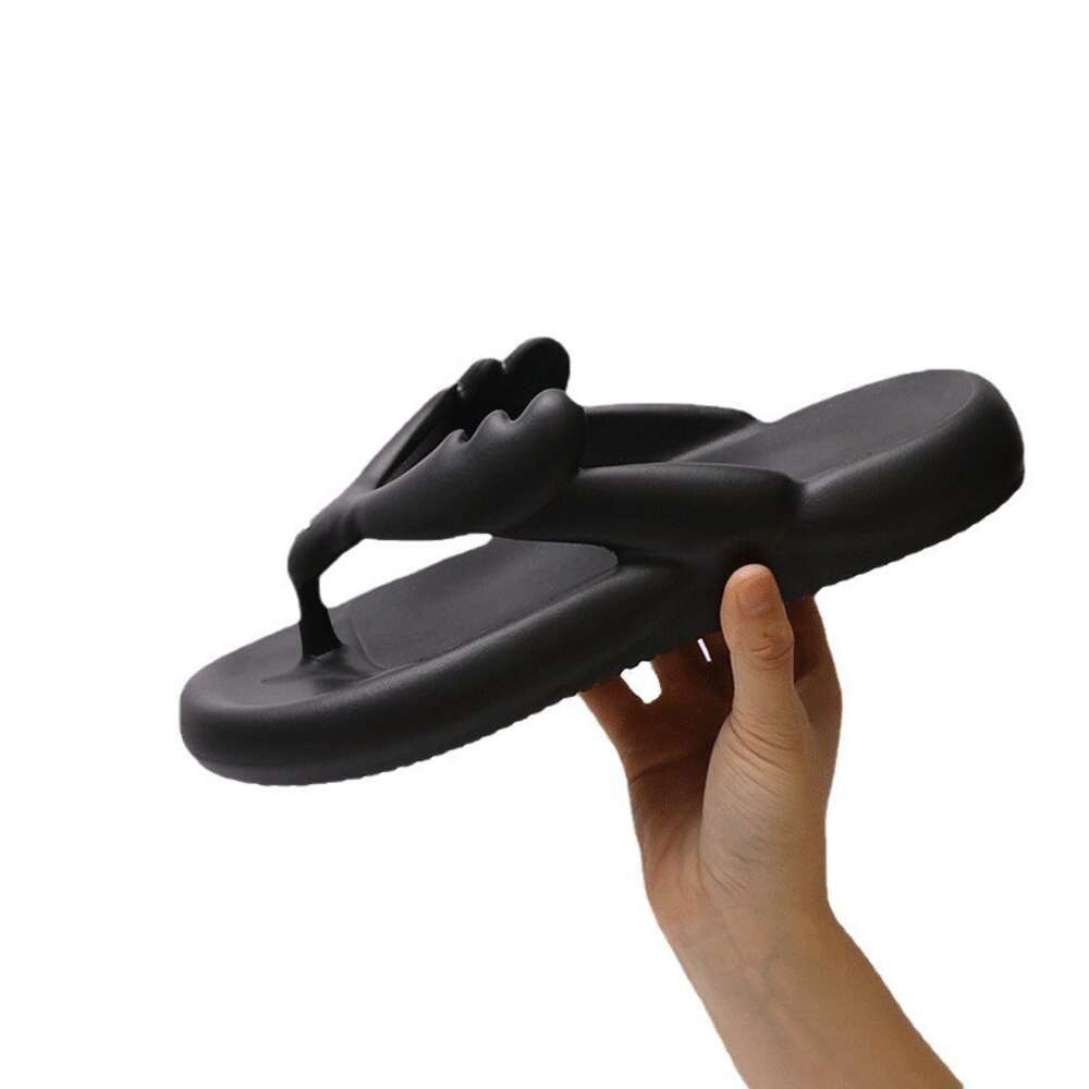 Herringbone slippers outdoor women's fashion wearing sloping soles couple's feet beach sandals slippers ddmythur