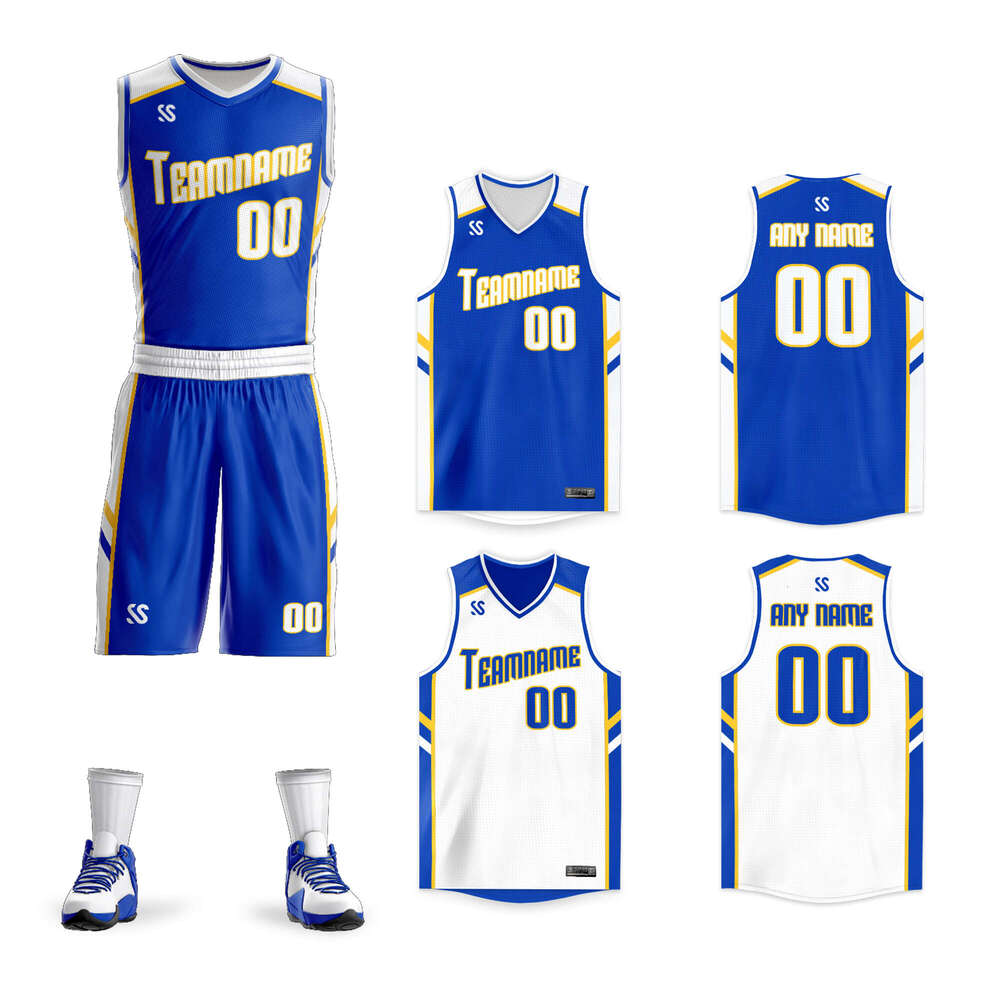 2025 Custom Reversible Jersey Sets Men/Youth Double-Sided Basketball Shirt Suit Print Sportwear Team Game Training Uniform