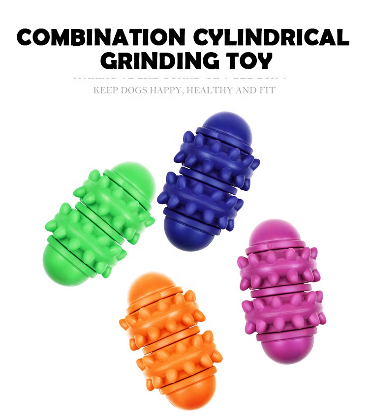 Dropshipping Amazon Hot Selling Rotating Gear Dog Chew Toys Molar Stick Clean Teeth Pet Interactive Toys Dog Toys